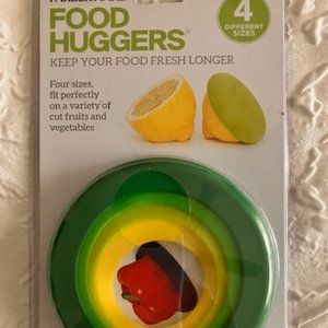 Food Huggers Reusable Silicon Food Savers - NWT